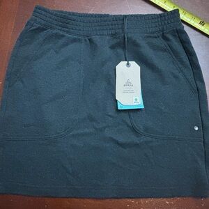 Prana small heathered gray mini skirt vacation stretch BNWT outdoor camping